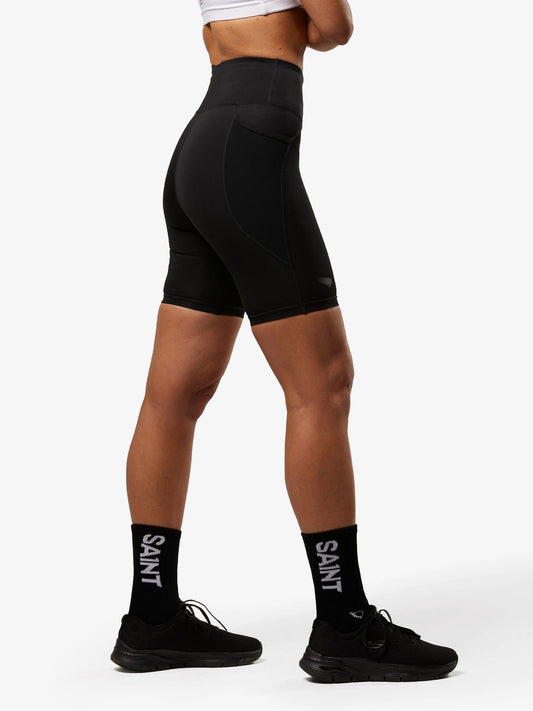 Women's 8" High-Rise Compression Run Shorts