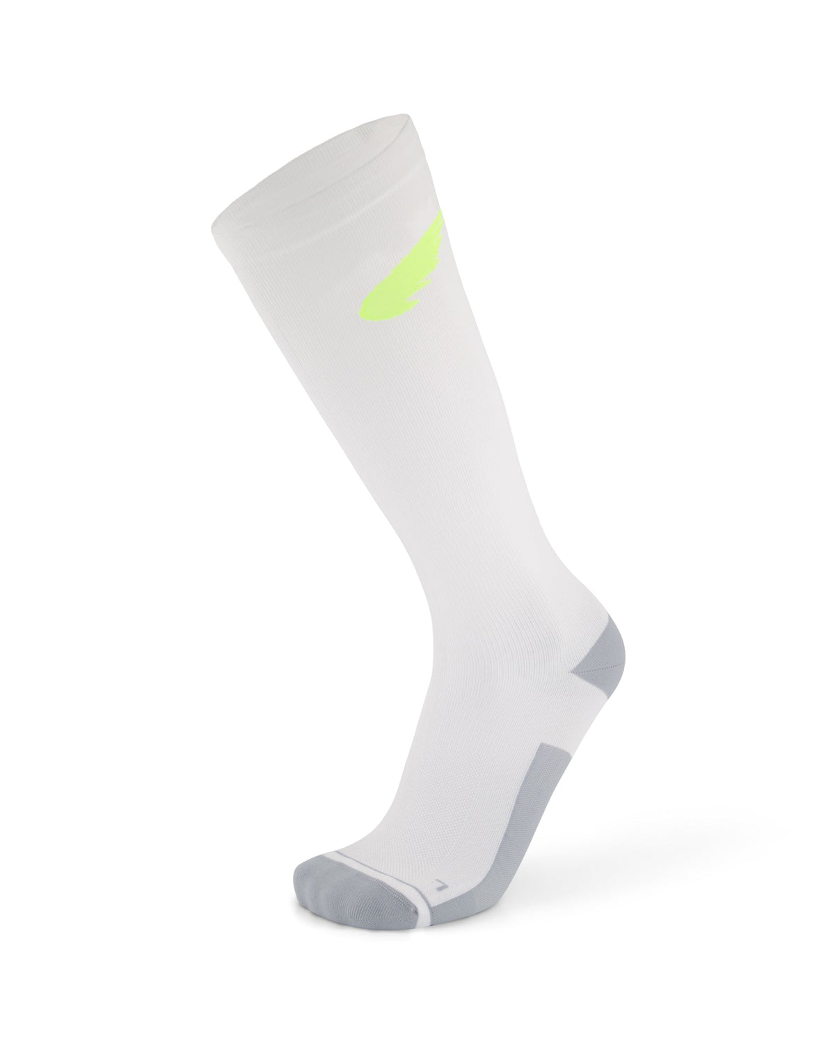 Compression Race Socks | White/Yellow