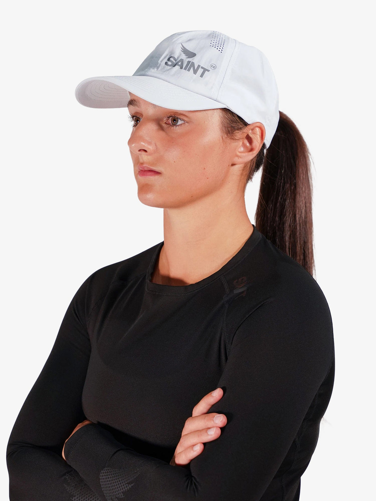 Unisex Run Cap | White