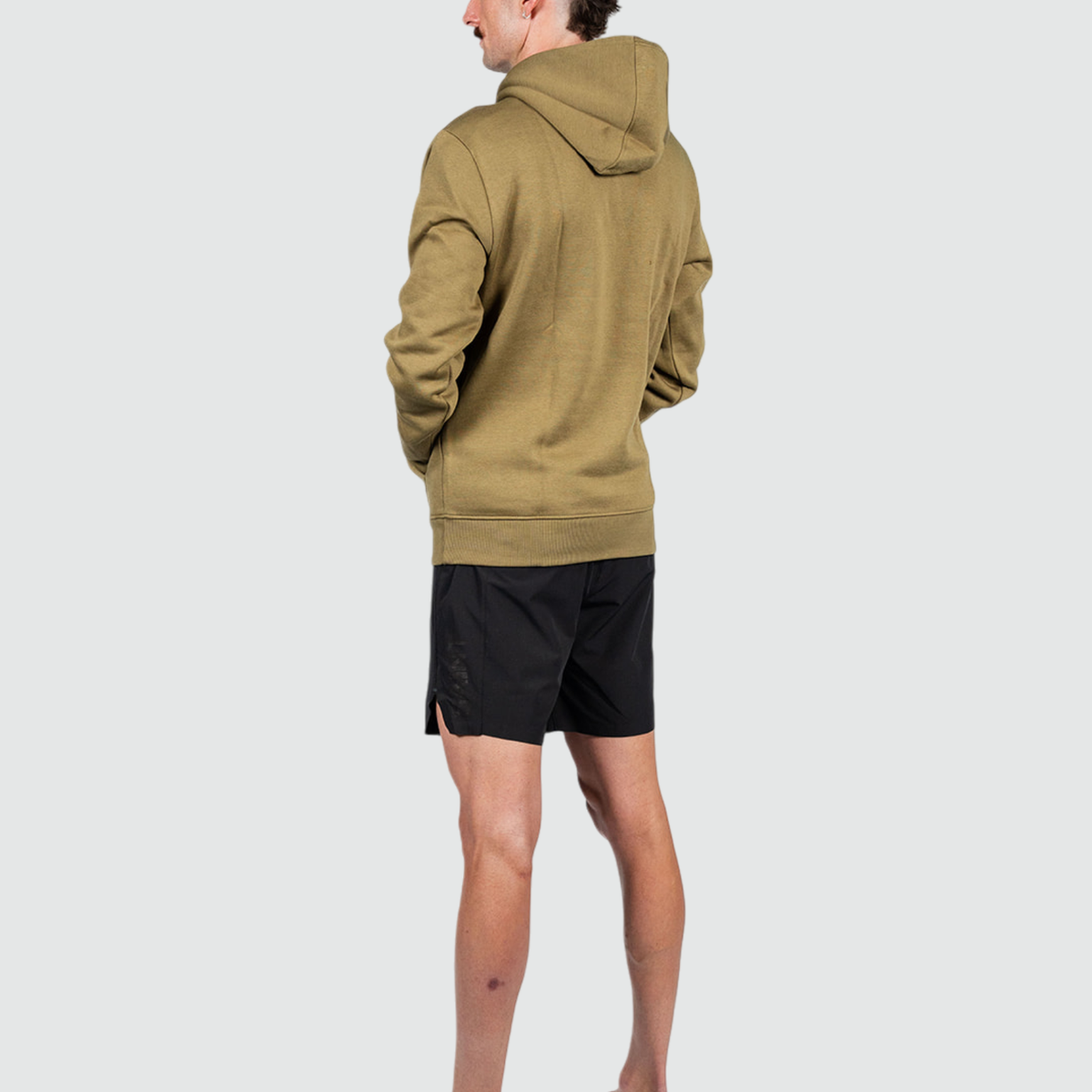 Printed Moss Green Hoodie, image 3 of 5