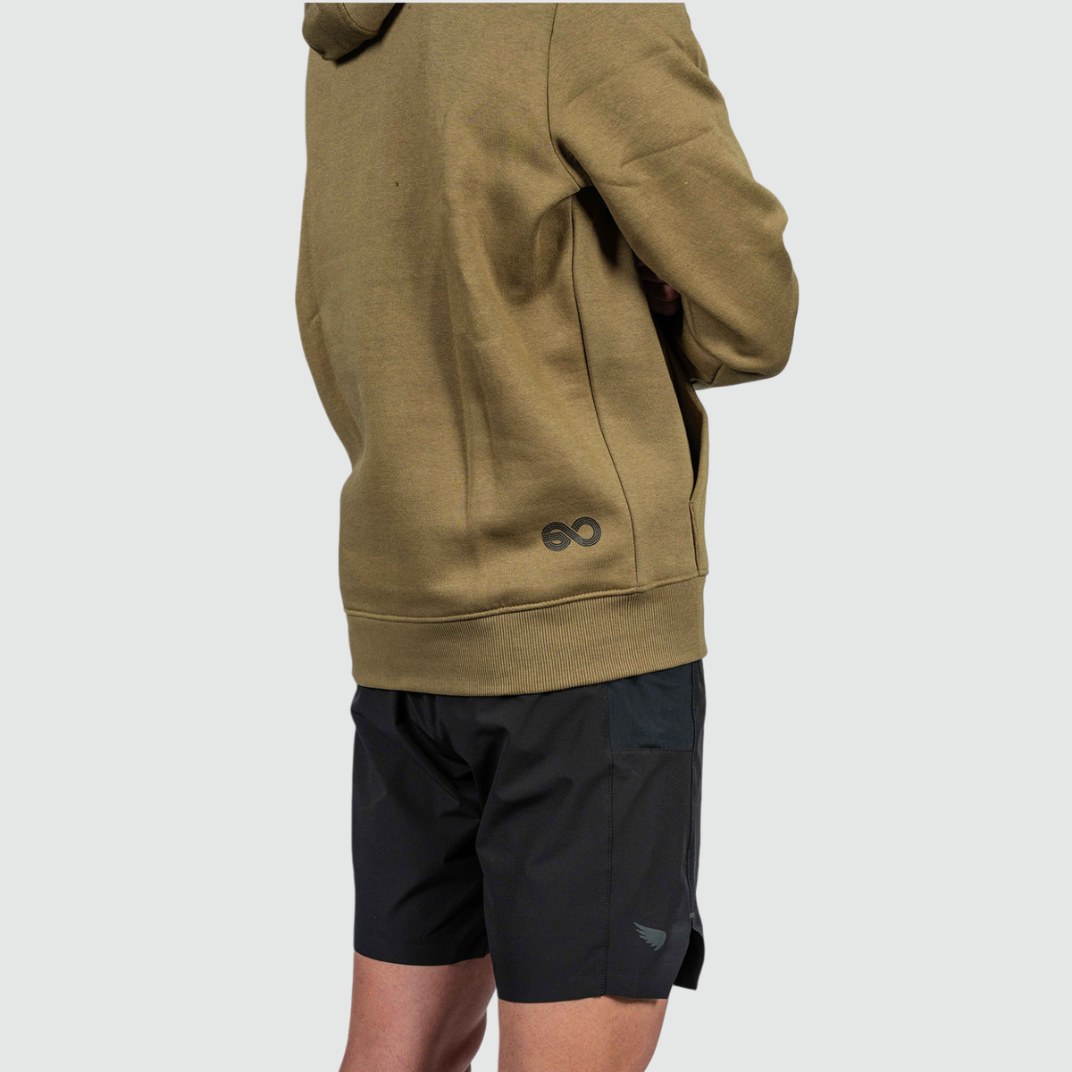 Printed Moss Green Hoodie, image 4 of 5