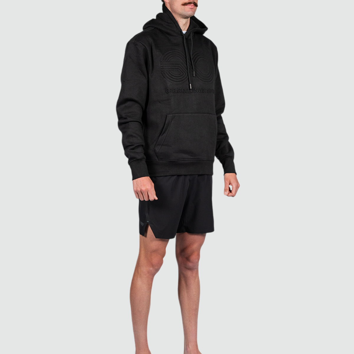 Embossed Black Hoodie, image 2 of 6