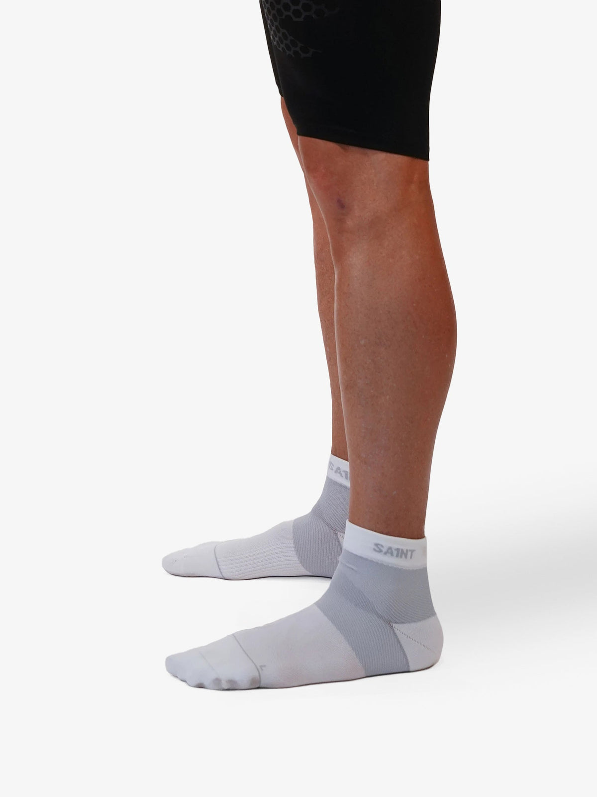 Low-Cut Ankle Support Socks | White