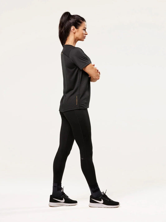 Women's Training T-shirt - Black | SA1NT LAYERS