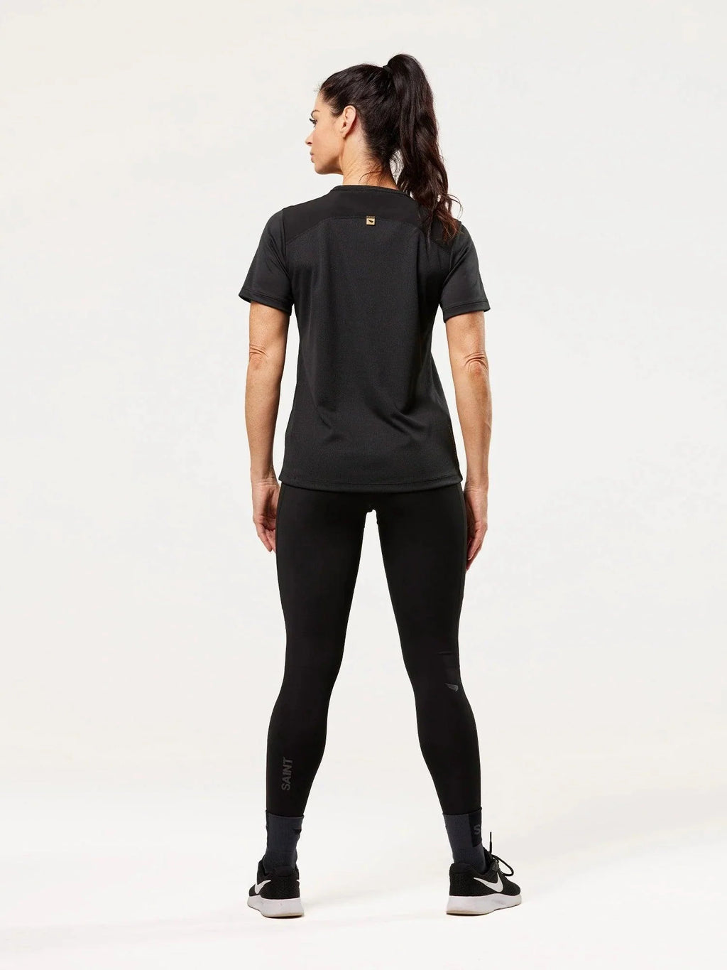 Women's Training T-shirt - Black | SA1NT LAYERS